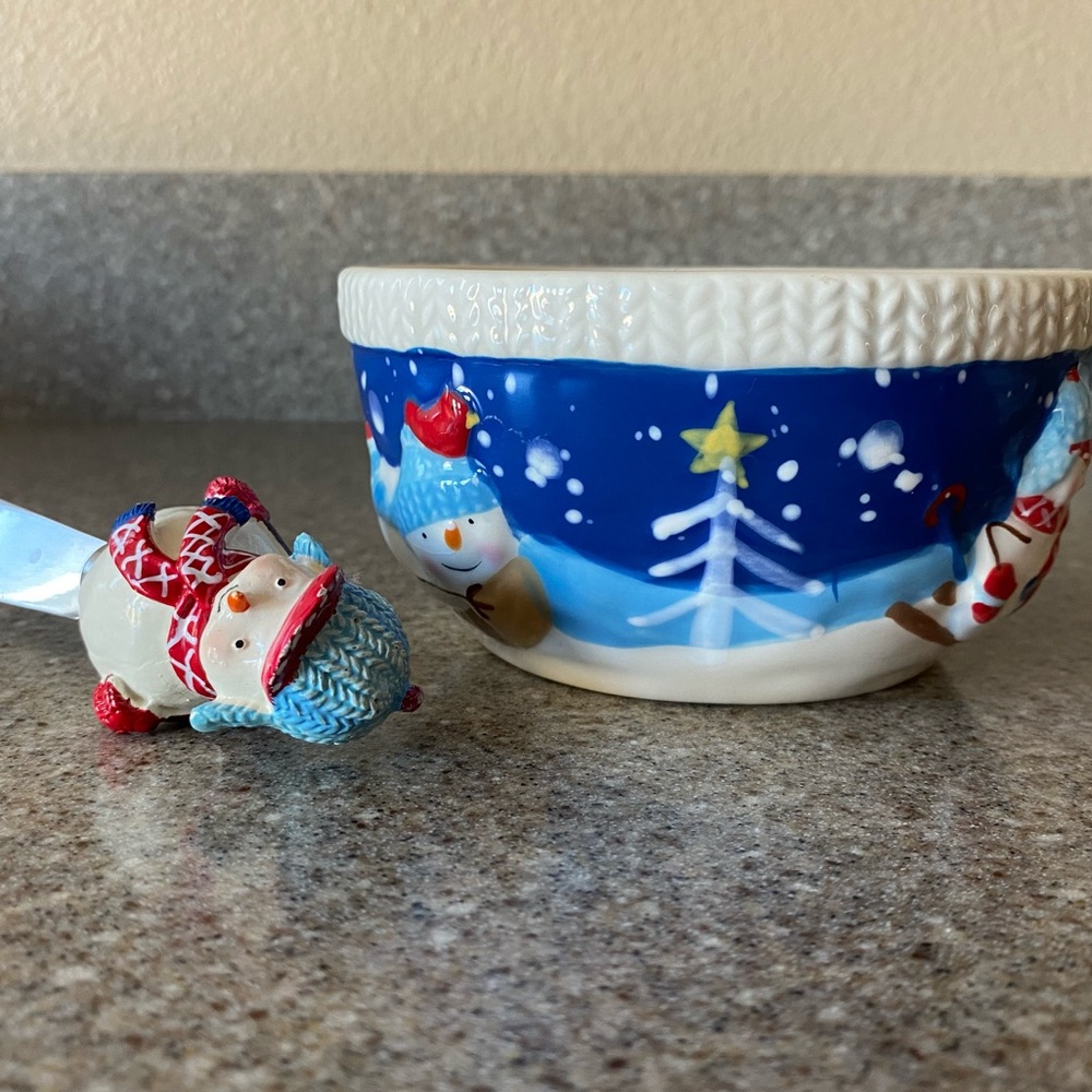 St. Nicholas Square Christmas Dip Set “Let It Snow” - Picture 5 of 7